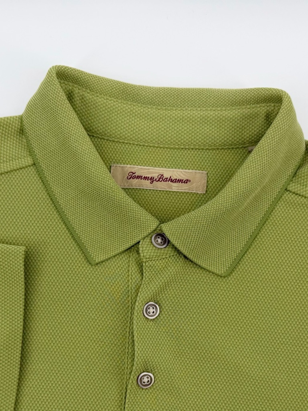 Tommy Bahama Men's XL Olive Green Polo Shirt